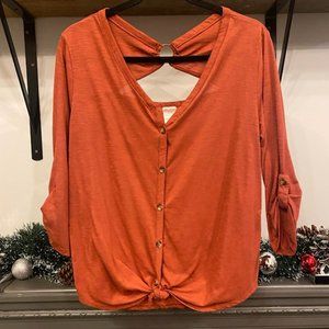v neck blouse